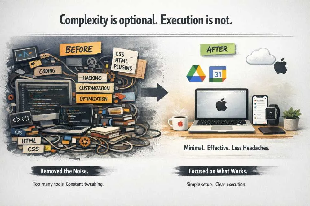 Complexity is optional, execution is not